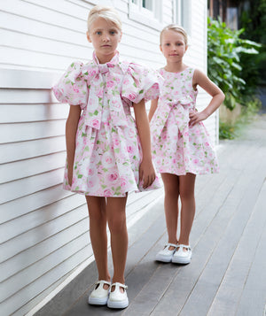 pastel pink floral dresses