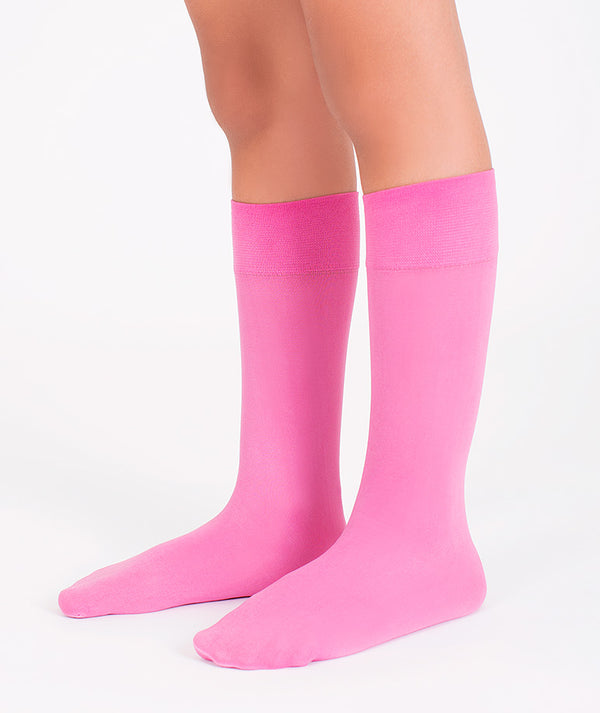 pink midi classic kids socks