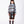 Load image into Gallery viewer, Front view of Plaid Cropped Girls Jacket with double-breasted buttons and blue-brown check pattern for girls ages 3 to 12 by Mama Luma.
