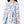 Charger l'image dans la galerie, Porcelain Garden blue floral girls dress with pink roses and front zipper detail
