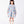 Charger l'image dans la galerie, Porcelain Garden blue floral girls dress with pink roses and pleated skirt front view

