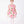 Load image into Gallery viewer, Front view of Rose Bloom Girls Dress in soft pink satin for girls ages 3 to 12, showing overall silhouette and styling
