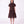 Carica l'immagine nel visualizzatore Galleria, Front view of Shimmering Mocha Women's Outfit featuring a structured bow-detailed top and matching gathered midi skirt by Mama Luma.
