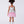 Load image into Gallery viewer, 3 years old girl wearing a silver top and pink skirt with silver boots on a white background
