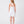 Load image into Gallery viewer, Back view of Sun Appliqués Girls Linen Dress for girls ages 3 to 12, highlighting tailoring, closure and finishing
