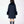 Carica l'immagine nel visualizzatore Galleria, Back view of Mama Luma Suva Maia navy girls coat with a gently flared silhouette, long sleeves and elegant winter occasionwear styling.
