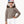 Load image into Gallery viewer, Front-facing lifestyle image of a girl wearing a taupe long sleeve sweatshirt and white shorts with a football helmet, styled for playful sports energy, bold athleisure looks, and confident everyday wear, available in sizes 3–14
