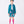 Load image into Gallery viewer, Chic teal floral skirt and matching jacket set for girls, styled with a blush blouse and pink socks — ideal for weddings, tea parties, and elegant celebrations. Available in sizes 3–12Y
