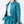 Load image into Gallery viewer, Girl wearing a teal satin jacket with a large matching bow skirt (3–12Y) — a classy outfit ideal for weddings, festive parties, and elegant seasonal gatherings
