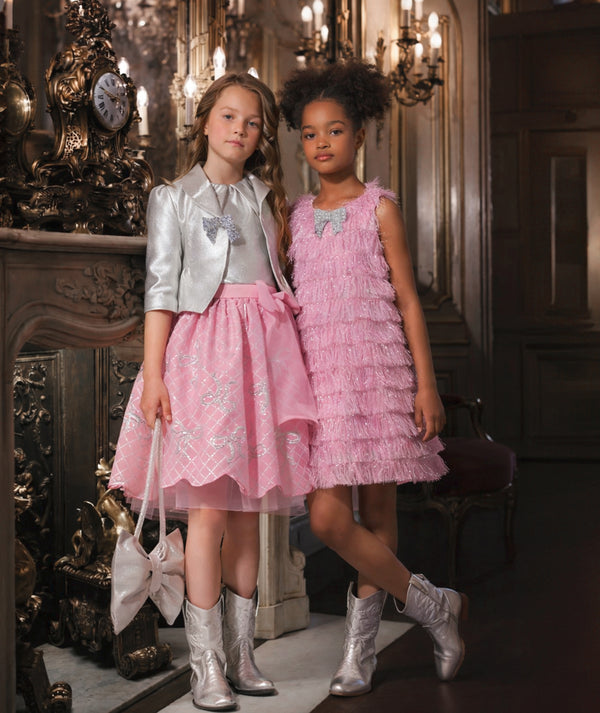 Enchanting Tassel Girls Dress