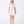 Load image into Gallery viewer, White mini dress with crystal flower shoulder straps and sheer layered flutter sleeves
