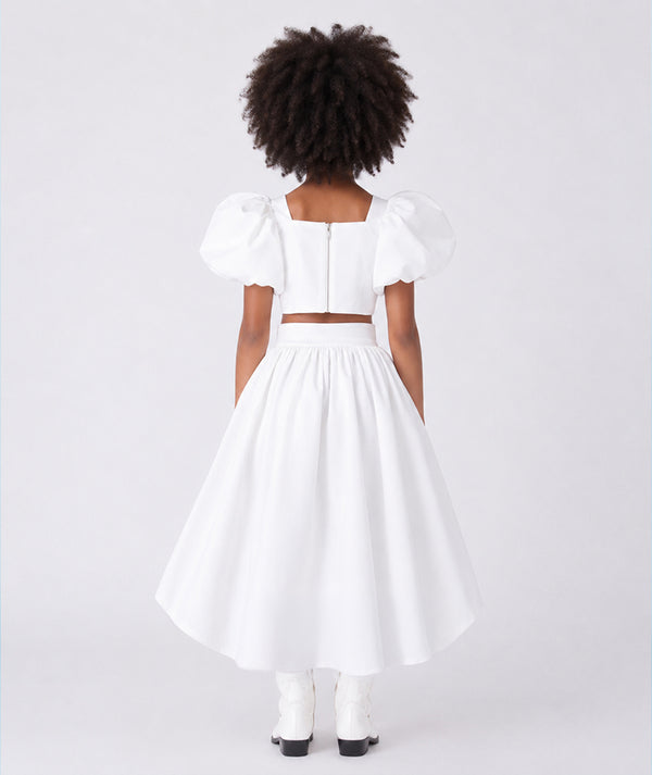 Exquisite High-Low Skirt Outfit | 2 Pieces