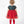 Charger l'image dans la galerie, Back view of Mama Luma Zermatt baby girl Christmas dress featuring short puff sleeves, a concealed zipper, and scarlet tulle with festive tree appliqués.
