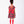 Load image into Gallery viewer, Back view of Mama Luma Zermatt Tartan Bow Girls Dress showcasing the V-shaped opening, oversized red bow, and flared plaid skirt for girls ages 3 to 12.
