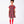 Load image into Gallery viewer, Front view of Mama Luma Tartan Bow Girls Dress featuring red, green, and navy tartan checks, short sleeves, and a pleated skirt for girls ages 3 to 12.
