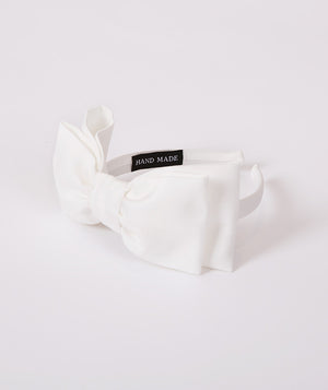 ecru bow headband 