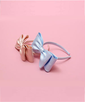 pastel bow headbands for kids